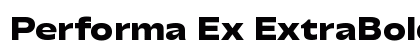 Performa Ex ExtraBold Regular preview