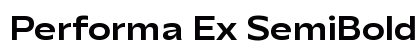 Performa Ex SemiBold Regular preview