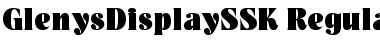 GlenysDisplaySSK Font