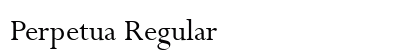 Perpetua Regular Preview