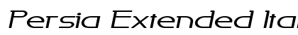 Persia Extended Italic Preview