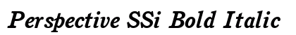 Perspective SSi Bold Italic preview