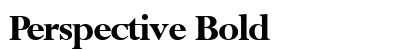 Perspective Bold preview