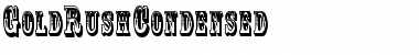 GoldRushCondensed Font