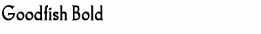 Goodfish Bold Font Goodfish Bold Font