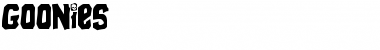 Download Goonies Font Download Goonies Font