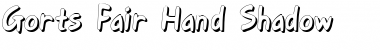 Gort's Fair Hand Shadow Font