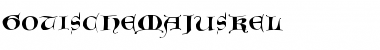 GotischeMajuskel Regular Font