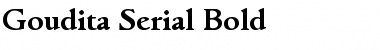 Goudita-Serial Bold Font