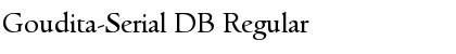 Goudita-Serial DB Font
