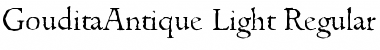 GouditaAntique-Light Font