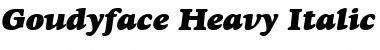 Goudyface-Heavy HeavyItalic Font