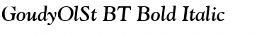 GoudyOlSt BT Font