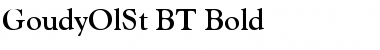 GoudyOlSt BT Font