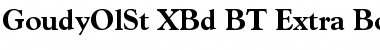 GoudyOlSt XBd BT Extra Bold Font