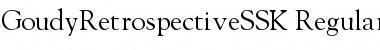 GoudyRetrospectiveSSK Font