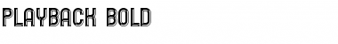 Playback Bold Font Playback Bold Font
