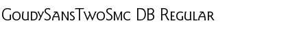 GoudySansTwoSmc DB Font