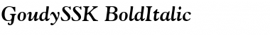 GoudySSK Font