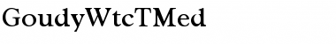 GoudyWtcTMed Regular Font