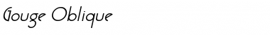 Gouge Font
