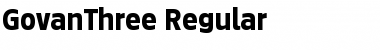 GovanThree-Regular Font