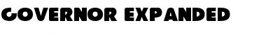 Download Governor Expanded Font