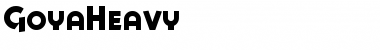 GoyaHeavy Font
