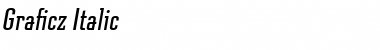 Graficz Italic Font Graficz Italic Font