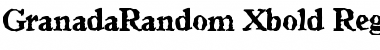 GranadaRandom-Xbold Regular Font