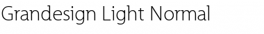 Grandesign Light Font