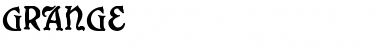 Grange Regular Font Grange Regular Font