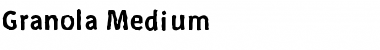 Granola Medium Font