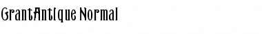 GrantAntique Regular Font GrantAntique Regular Font