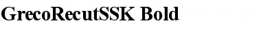 GrecoRecutSSK Font