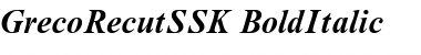 GrecoRecutSSK Font