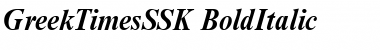 GreekTimesSSK Font