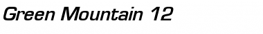 Download Green Mountain 12 Font Download Green Mountain 12 Font