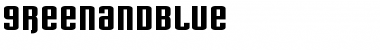 GreenAndBlue Regular Font
