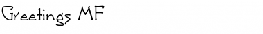 Download Greetings MF Font Download Greetings MF Font
