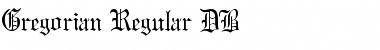 Gregorian DB Font
