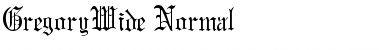 GregoryWide Font