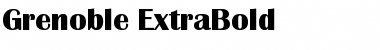 Grenoble-ExtraBold Font