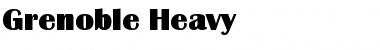 Download Grenoble-Heavy Font