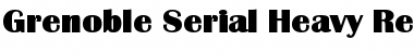 Grenoble-Serial-Heavy Regular Font