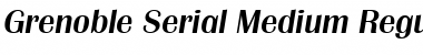 Grenoble-Serial-Medium Font