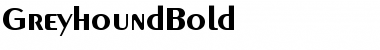 GreyhoundBold Font