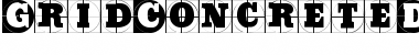 GridConcreteDue Regular Font