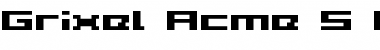 Grixel Acme 5 Wide Bold Regular Font