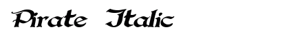 Pirate Italic Preview
